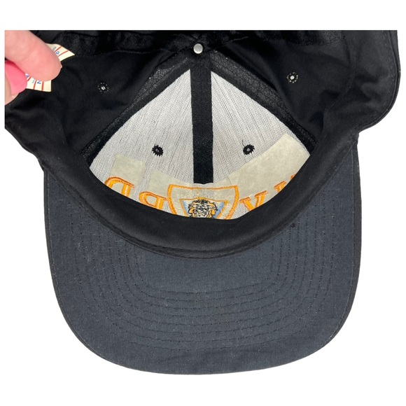 NYPD Vintage 1990s Strapback Black Hat Cap Adjustable - Picture 7 of 10